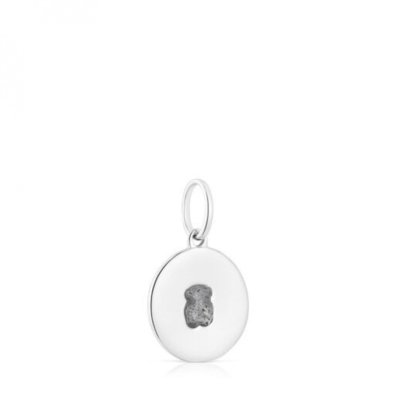 Tous Medallion With Labradorite Bear Aelita Anhänger Silber | Österreich-FWHKVQ582