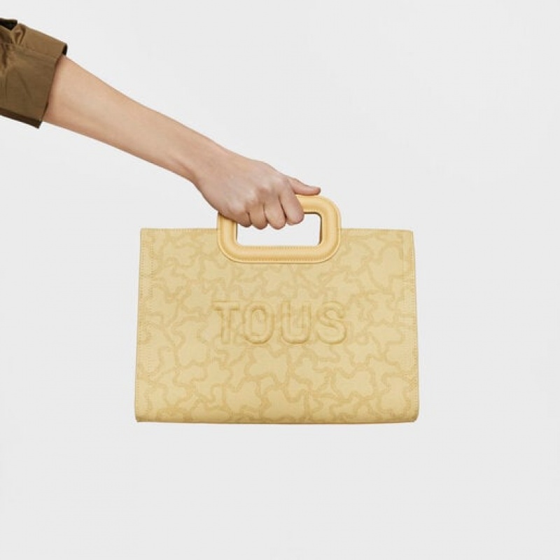 Tous Medium Amaya Kaos Icon Handtasche Gelb | Österreich-QVTNOC095