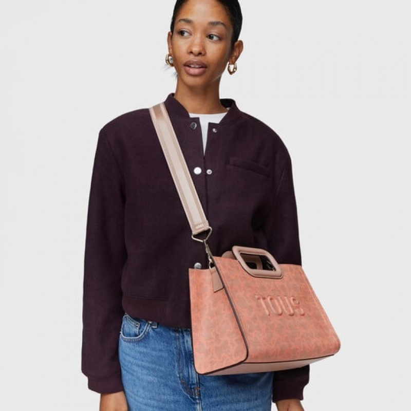 Tous Medium Amaya Kaos Icon Handtasche Orange | Österreich-NXHIUF536