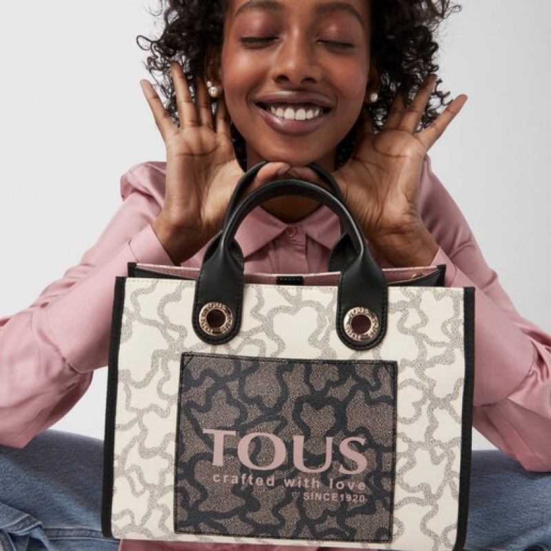 Tous Medium Amaya Kaos Icon Handtasche Weiß | Österreich-KECFGY451