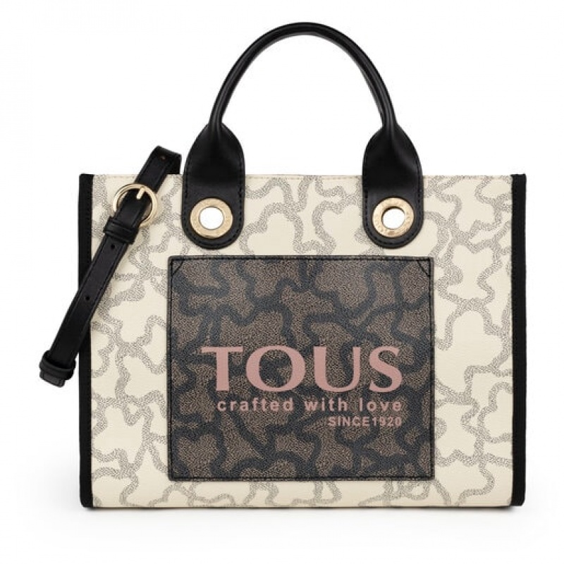 Tous Medium Amaya Kaos Icon Handtasche Weiß | Österreich-KECFGY451