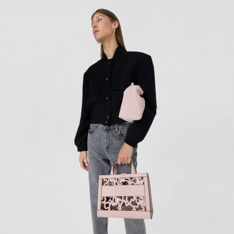 Tous Medium Amaya Kaos Shock Handtasche Rosa | Österreich-QDFXVP835
