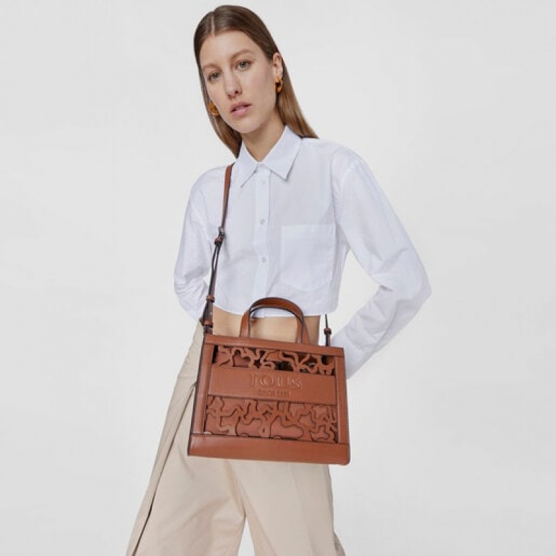 Tous Medium Amaya Kaos Shock Handtasche Braun | Österreich-ZUNAFC203