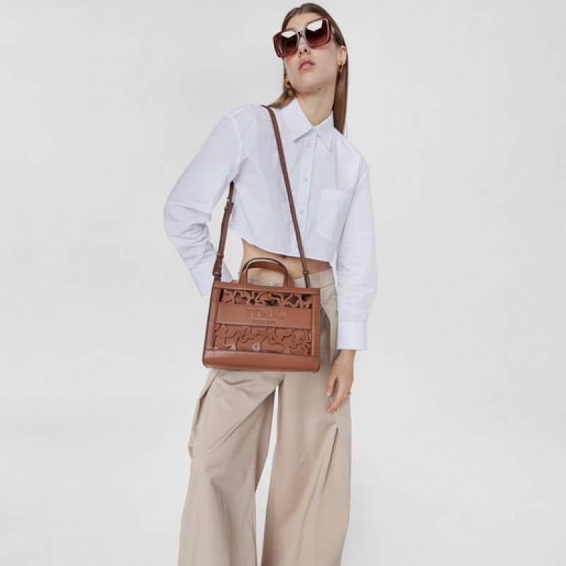 Tous Medium Amaya Kaos Shock Handtasche Braun | Österreich-ZUNAFC203