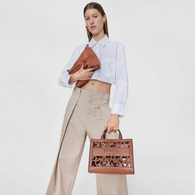 Tous Medium Amaya Kaos Shock Handtasche Braun | Österreich-ZUNAFC203