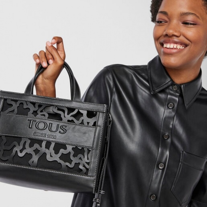 Tous Medium Amaya Kaos Shock Handtasche Schwarz | Österreich-MVWDHR462