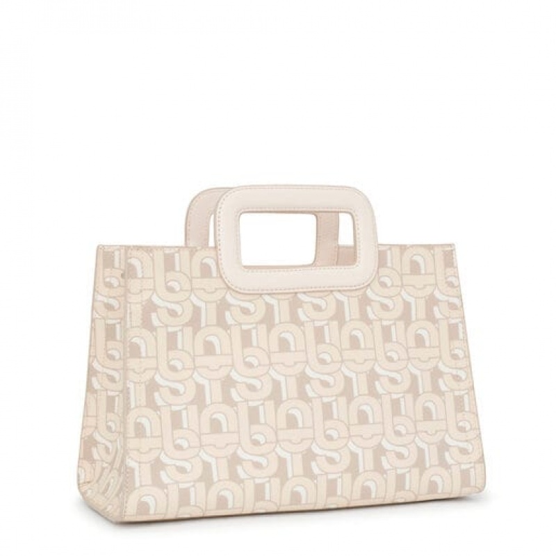 Tous Medium Amaya Manifesto Handtasche Beige | Österreich-IUCEDO602