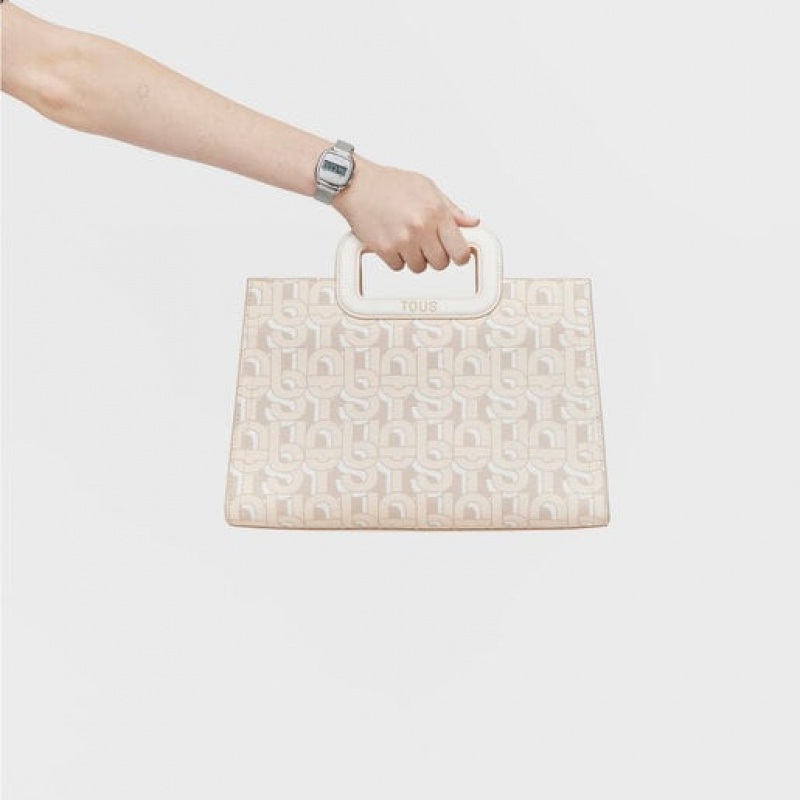 Tous Medium Amaya Manifesto Handtasche Beige | Österreich-IUCEDO602