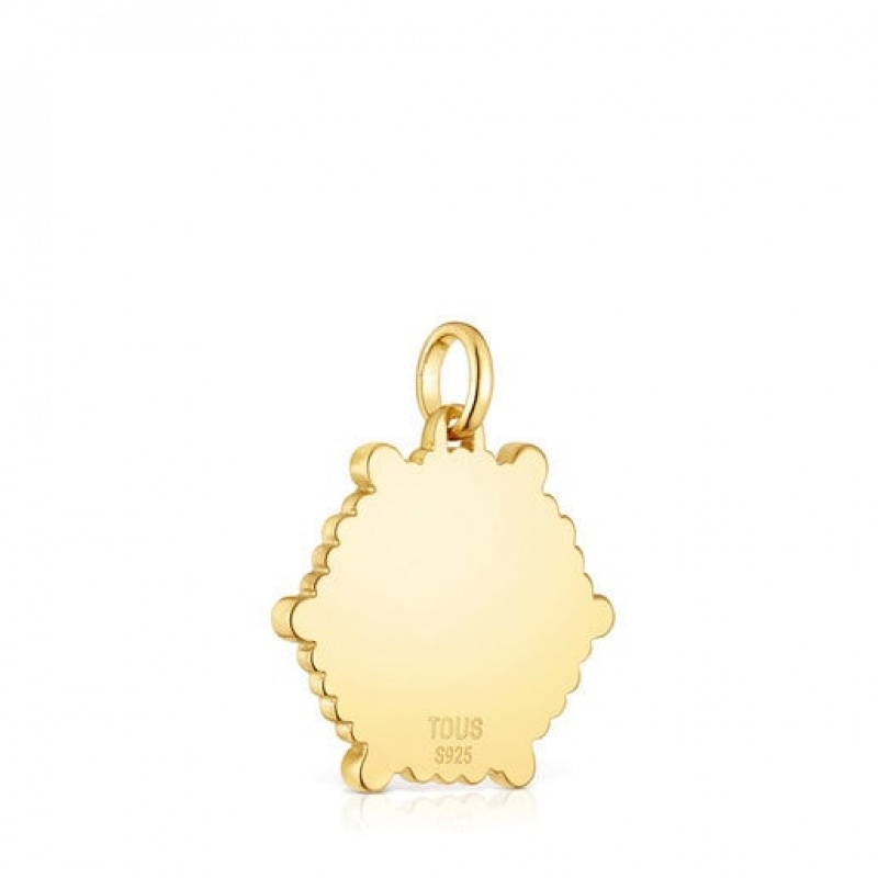 Tous Medium Bear With Gemstones Sugar Party Anhänger Gold | Österreich-JZNOQH815