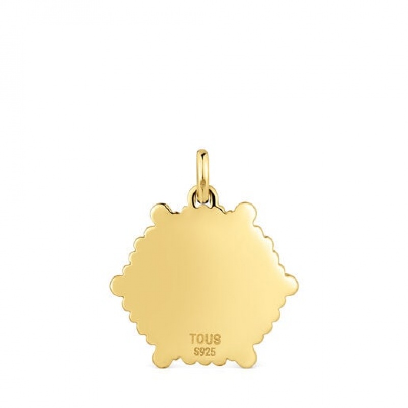 Tous Medium Bear With Gemstones Sugar Party Anhänger Gold | Österreich-JZNOQH815