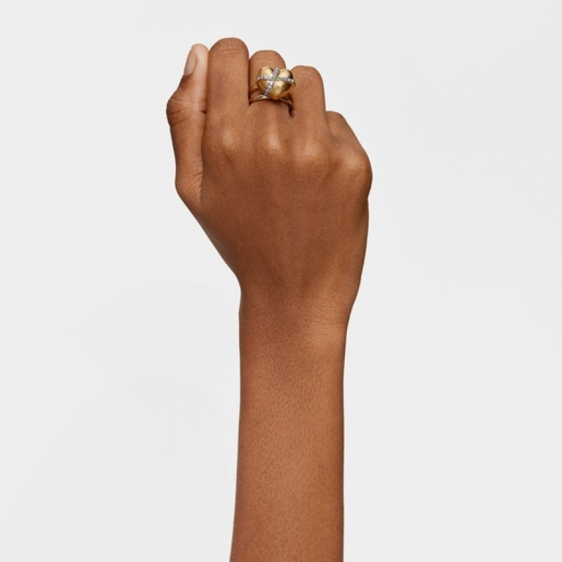 Tous Medium Heart With Gemstones Lligat Ring Gold | Österreich-ZNWJRY240