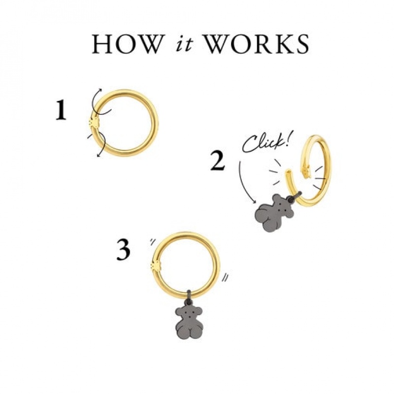 Tous Medium Hold Ring Gold | Österreich-BSDYEQ708