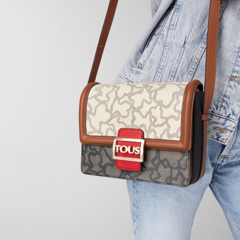 Tous Medium Kaos Icon Schultertasche Rot | Österreich-JBLDQT159