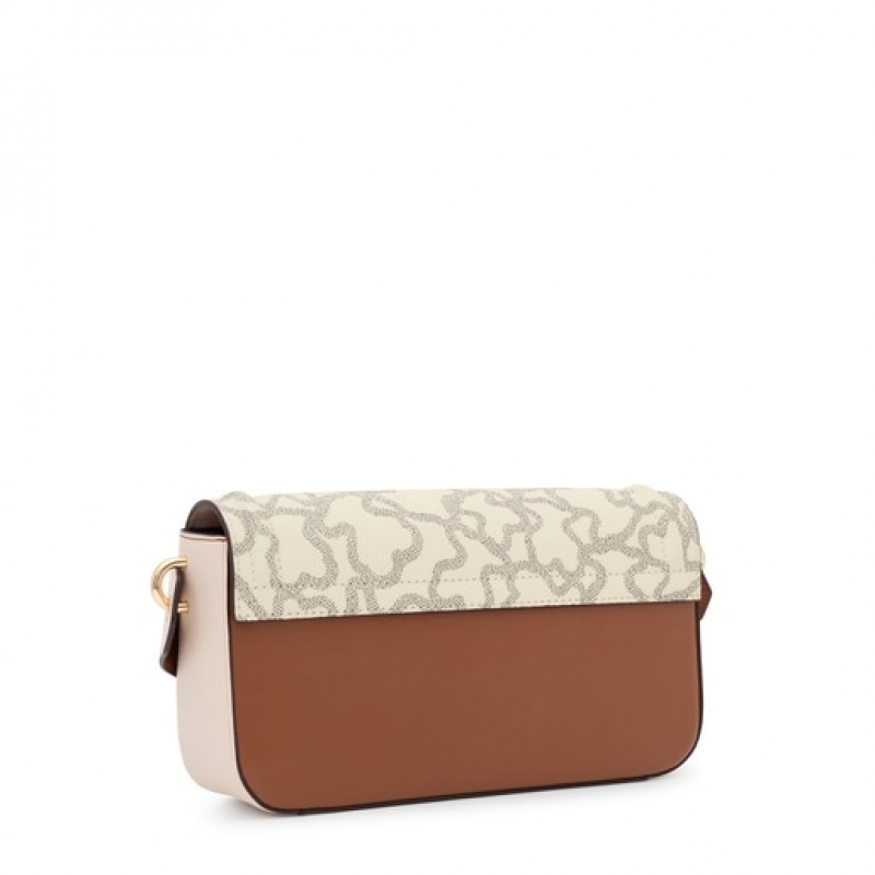 Tous Medium Kaos Icon Umhängetasche Beige | Österreich-YQHISA184