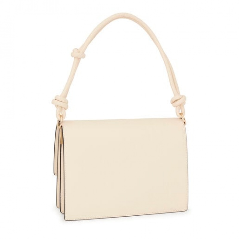 Tous Medium La Rue New Audree Umhängetasche Beige | Österreich-ICGHMB937