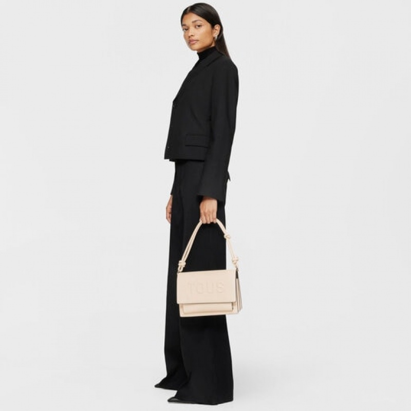 Tous Medium La Rue New Audree Umhängetasche Beige | Österreich-ICGHMB937