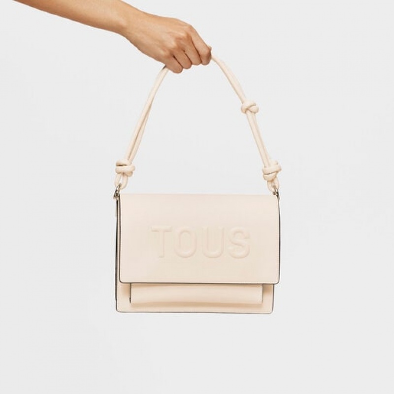 Tous Medium La Rue New Audree Umhängetasche Beige | Österreich-ICGHMB937