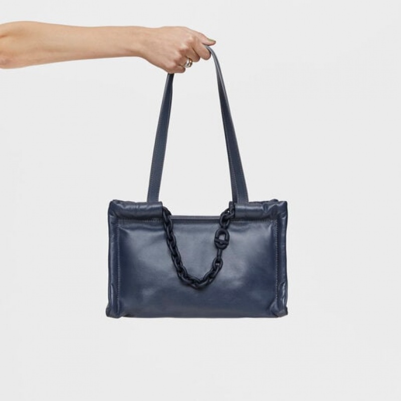 Tous Medium Leder Manifesto Handtasche Dunkelgrau | Österreich-MKJSRO602