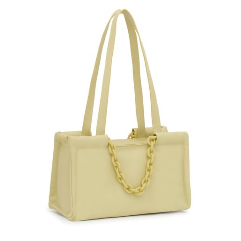 Tous Medium Leder Manifesto Handtasche Olivgrün Grün | Österreich-NFBQWM260