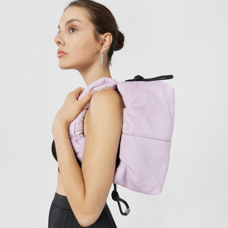 Tous Medium Leder Soft One Schultertasche Lila | Österreich-GRDIFT485