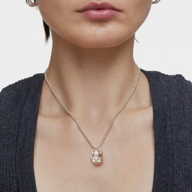 Tous Medium Mother-of-pearl Bold Bear Anhänger Silber | Österreich-SMKJFV916