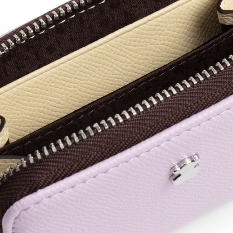 Tous Medium New Dubai Saffiano Change Geldbörse Lila | Österreich-CXAHSJ210