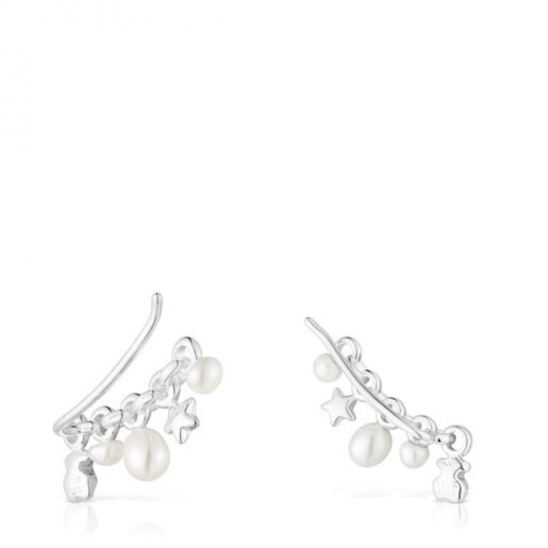 Tous Mini Icons With Bar Charms Ohrstulpe Silber | Österreich-HTPDOL364