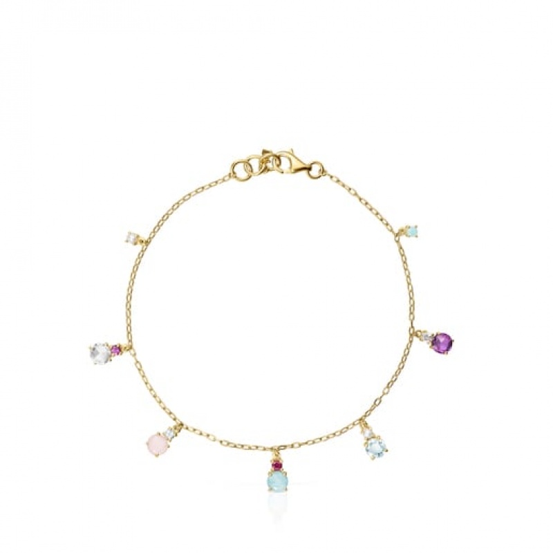 Tous Mini Ivette With Gemstones Armband Gold | Österreich-SOITBN803