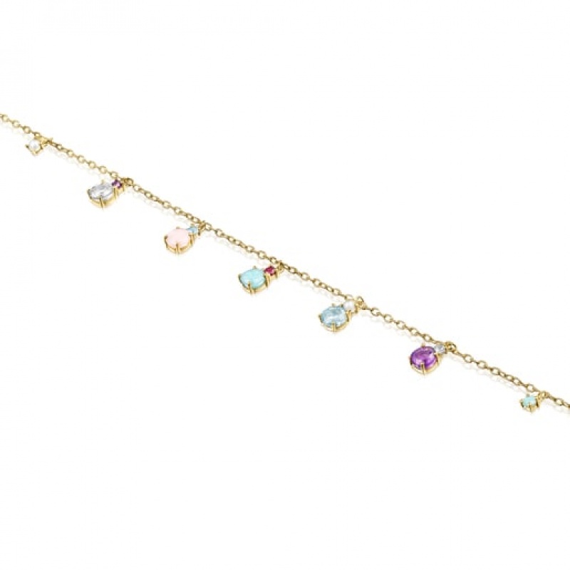 Tous Mini Ivette With Gemstones Armband Gold | Österreich-SOITBN803