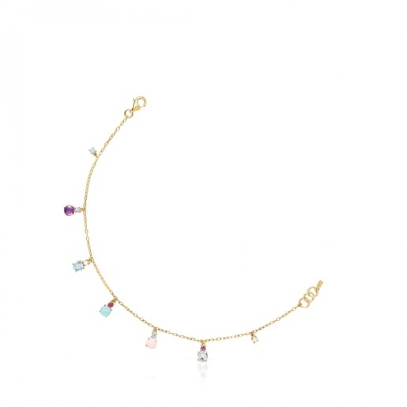 Tous Mini Ivette With Gemstones Armband Gold | Österreich-SOITBN803