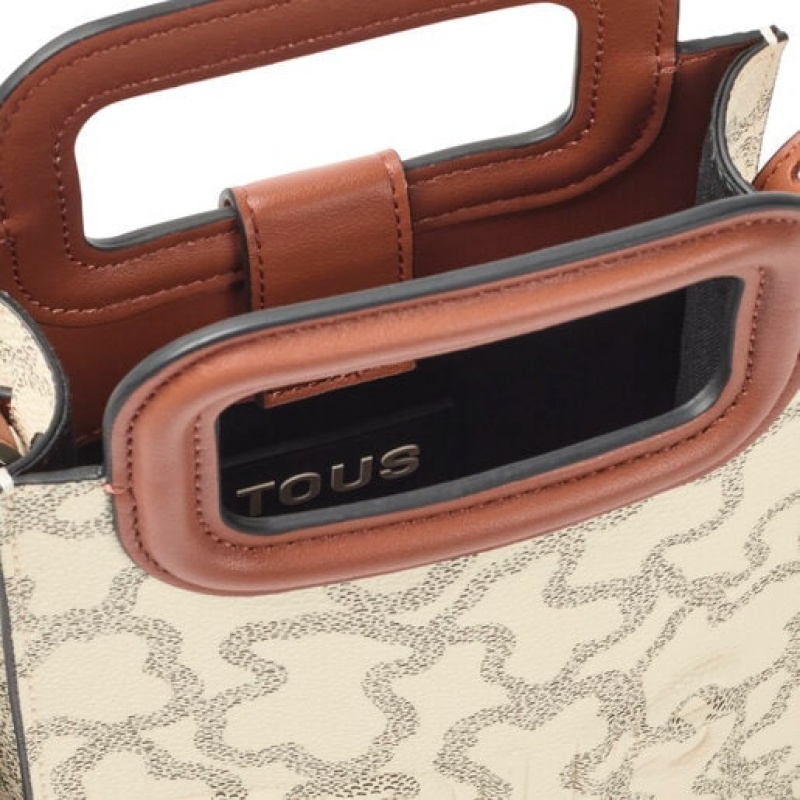 Tous Mini Kaos Icon Pop Handtasche Beige | Österreich-TLAJYE189