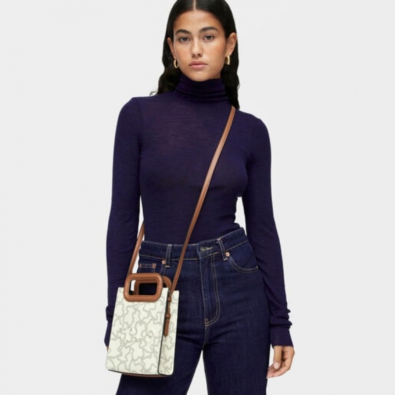 Tous Mini Kaos Icon Pop Handtasche Beige | Österreich-TLAJYE189