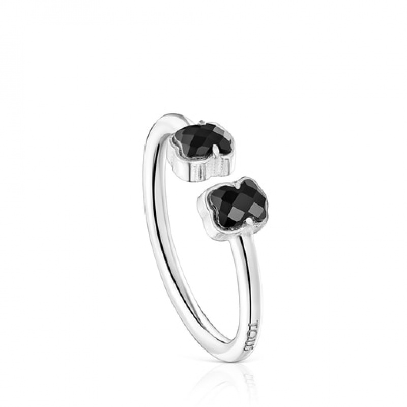 Tous Mini Onix Open With Onyx Ring Silber | Österreich-QUWAKP870