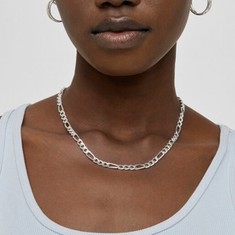 Tous Mix Curbed Choker Kettenriemen Silber | Österreich-HVFWSU536