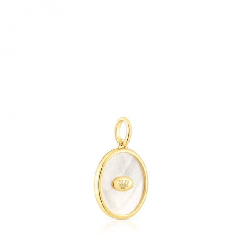 Tous Mom Medallion With Mother-of-pearl Anhänger Gold | Österreich-PFHJYO467