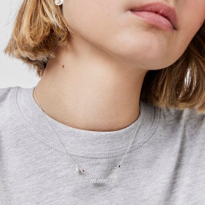 Tous Mom With Cultured Pearls Halskette Silber | Österreich-JUVAXF653