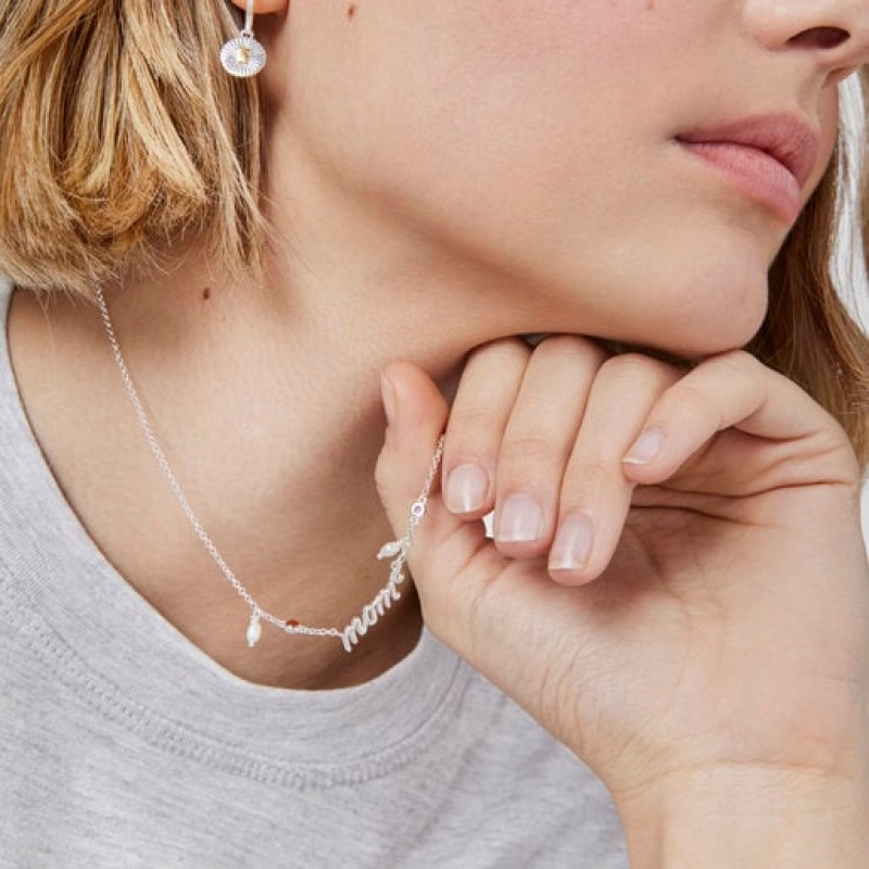 Tous Mom With Cultured Pearls Halskette Silber | Österreich-JUVAXF653