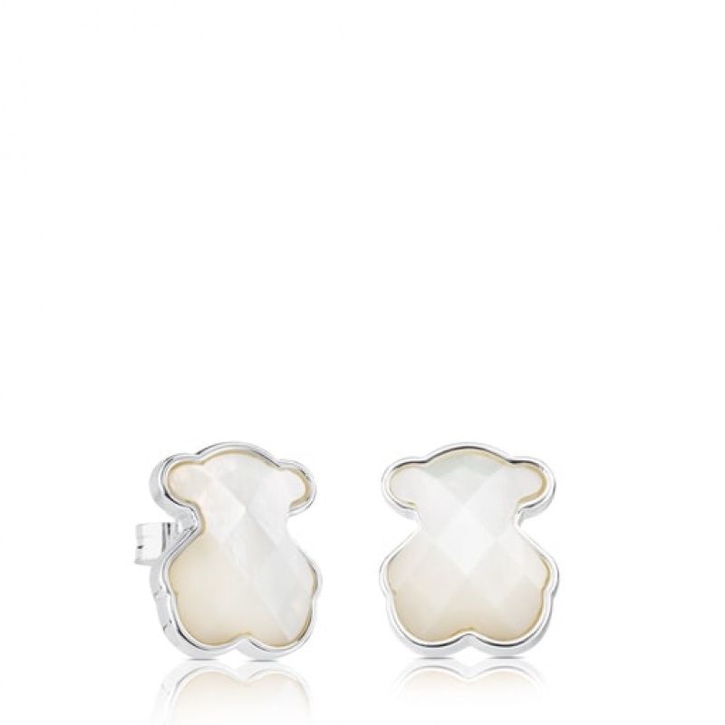Tous Mother-of-pearl Nacars Ohrringe Silber | Österreich-UBIOSW752