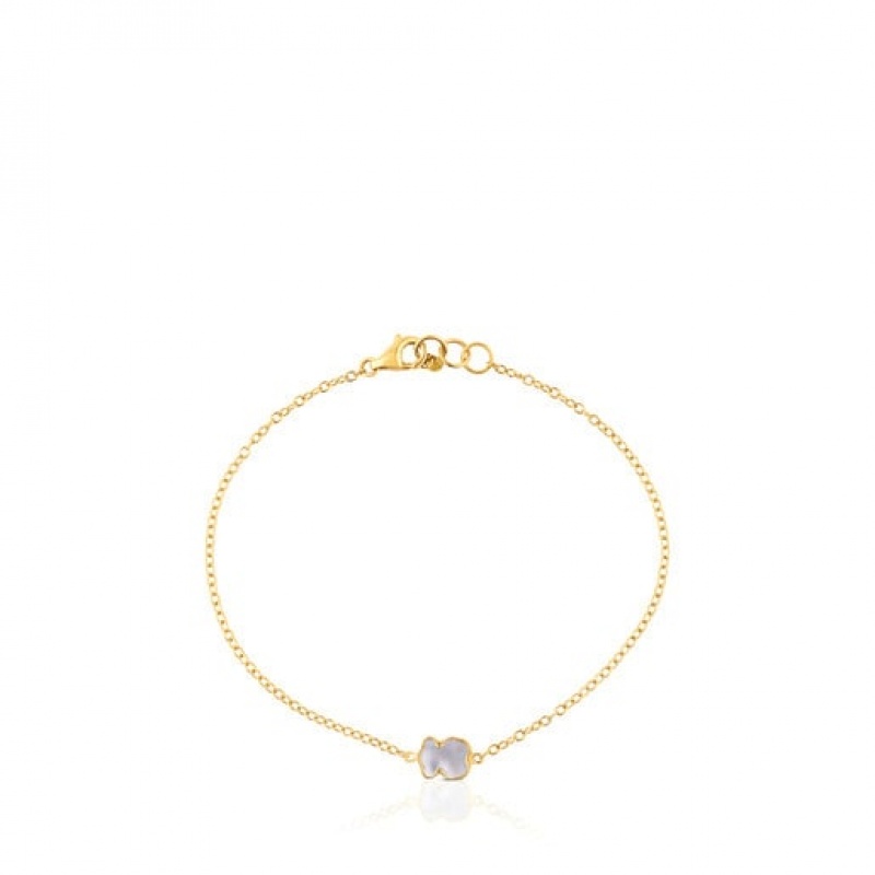 Tous Mother-of-pearl Xxs Bear Armband Gold | Österreich-ACDBPG401