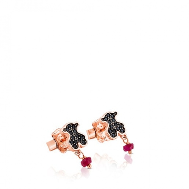 Tous Motif Ohrringe Rosa Gold | Österreich-SAIZXC409