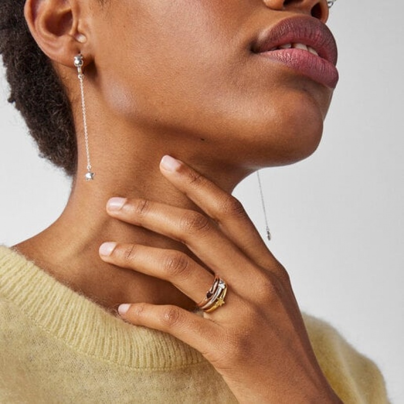 Tous Motifs Set Mix Ring Gold Silber Rosa Gold | Österreich-CZDFTU869