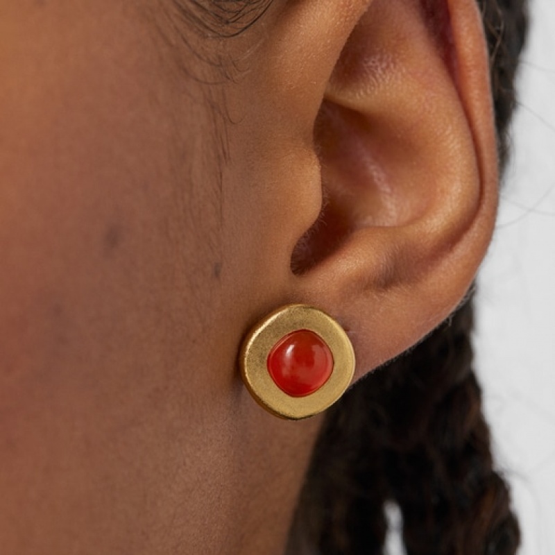 Tous Nattfall With Carnelian Ohrringe Gold | Österreich-OHSDWE738