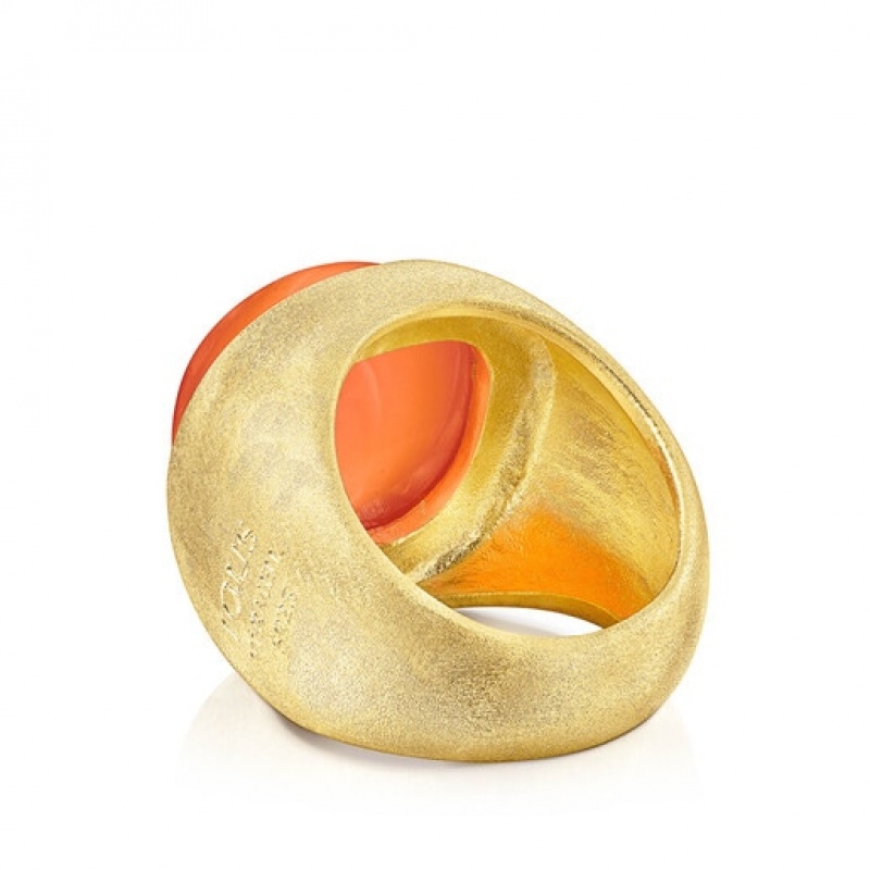 Tous Nattfall With Carnelian Ring Gold | Österreich-TODYSM184