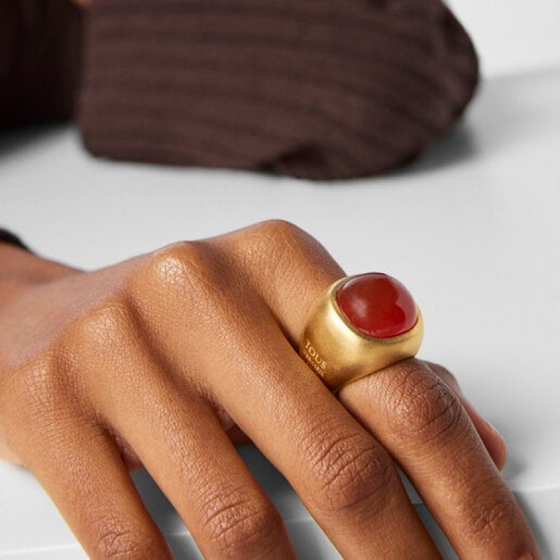 Tous Nattfall With Carnelian Ring Gold | Österreich-TODYSM184