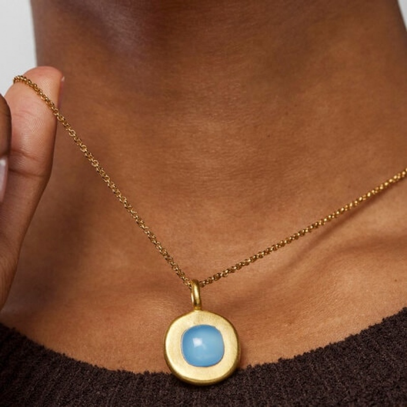Tous Nattfall With Chalcedony Anhänger Gold | Österreich-HXOSCE841