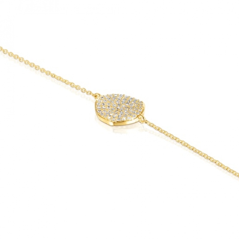 Tous Nenufar With Diamonds Armband Gold | Österreich-GMZAJT538
