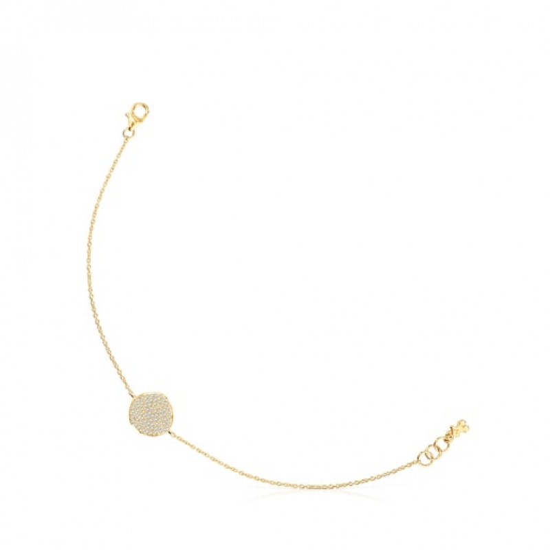 Tous Nenufar With Diamonds Armband Gold | Österreich-GMZAJT538