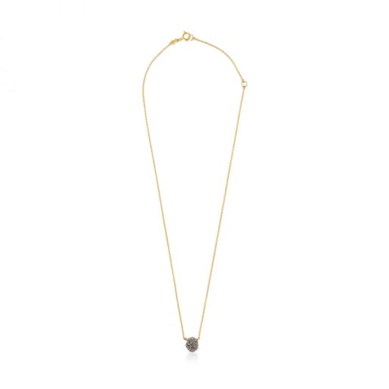Tous Nenufar With Diamonds Halskette Gold | Österreich-BQLTMK607