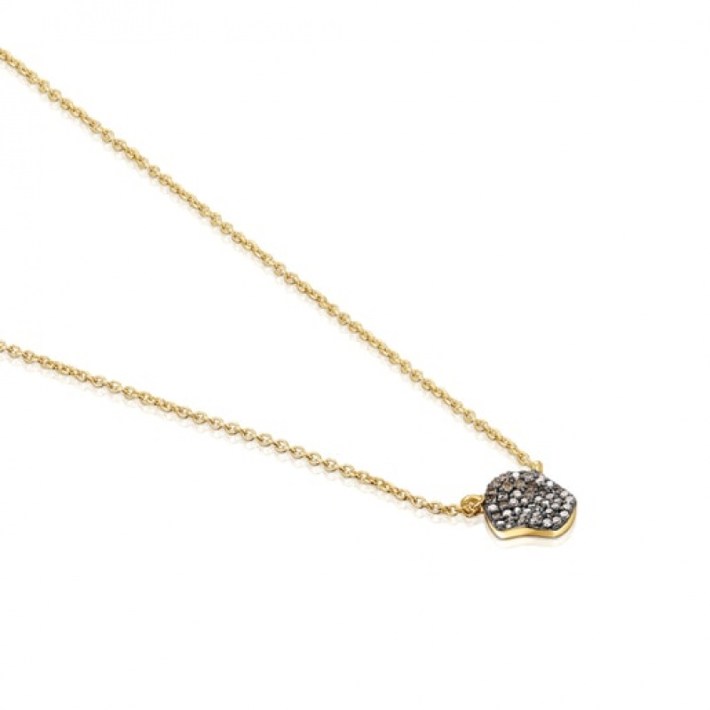 Tous Nenufar With Diamonds Halskette Gold | Österreich-BQLTMK607