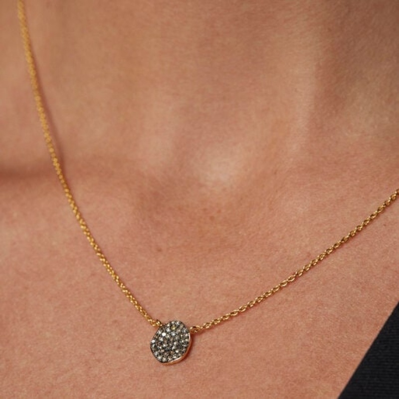 Tous Nenufar With Diamonds Halskette Gold | Österreich-BQLTMK607